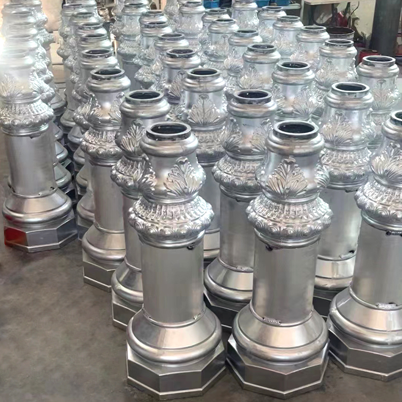 پوشش پایه تزئینی DDK-1401 پوشش های آلومینیومی برای تیرهای چراغ برق وسایل فضای باز